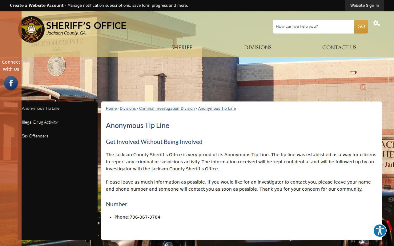 Jackson County most wanted anonymous tip channel